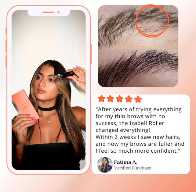 Woman with fuller natural brows